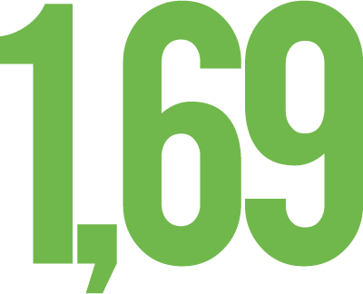 Logotipo de la marca de cigarrillos 1,69